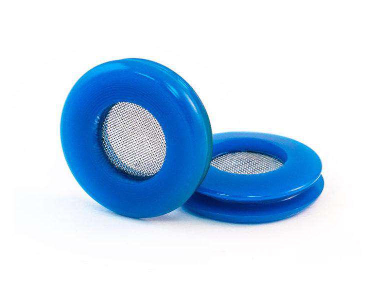 50 Red & 50 Blue Polyurethane Seal With Filter Gladhand 100 PACK | 10017RBF