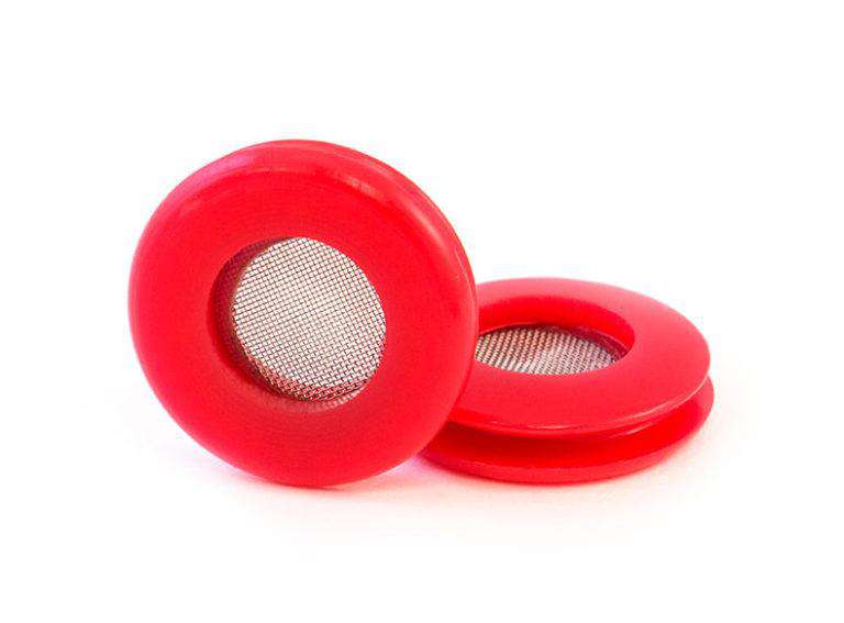 50 Red & 50 Blue Polyurethane Seal With Filter Gladhand 100 PACK | 10017RBF