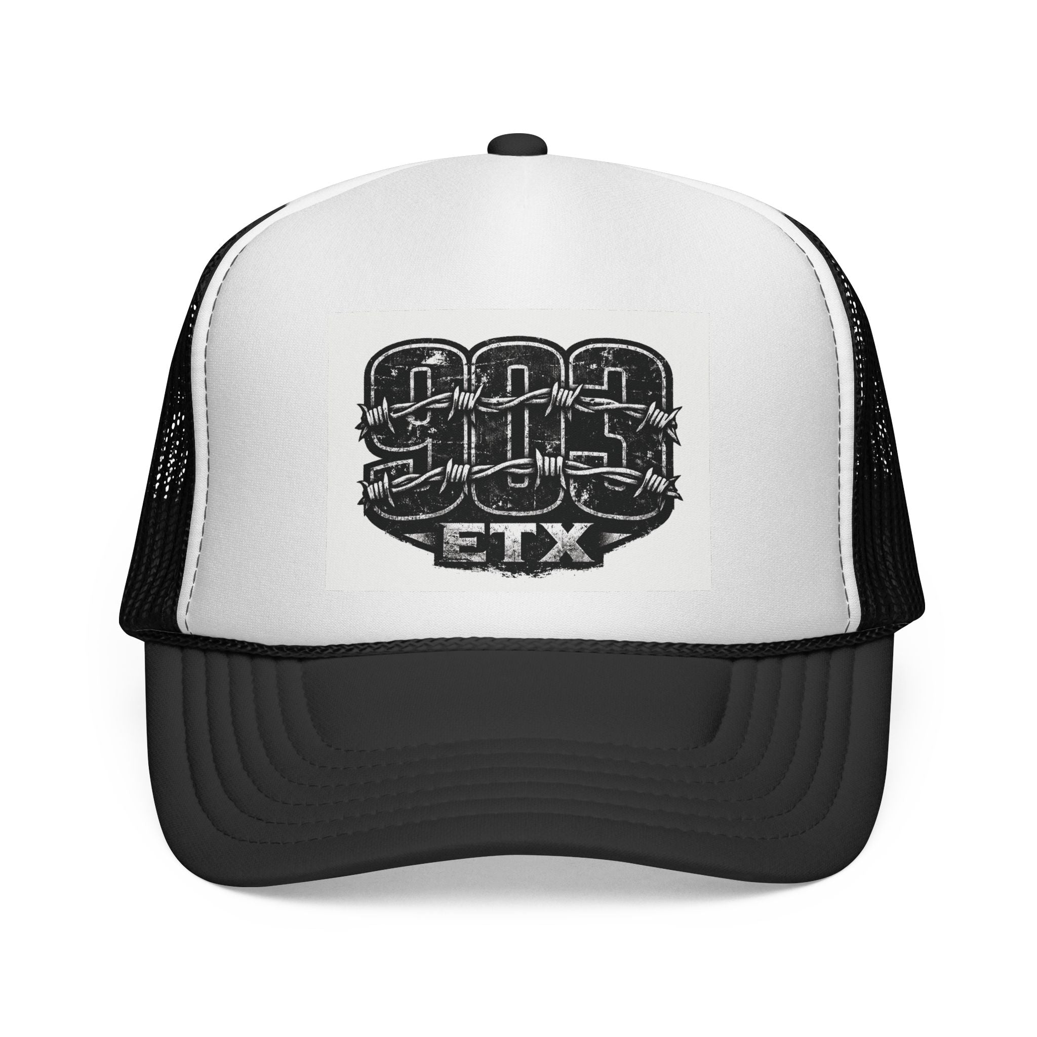 ETX Knuckle Patch Trucker Cap — Vintage Biker Mesh Hat