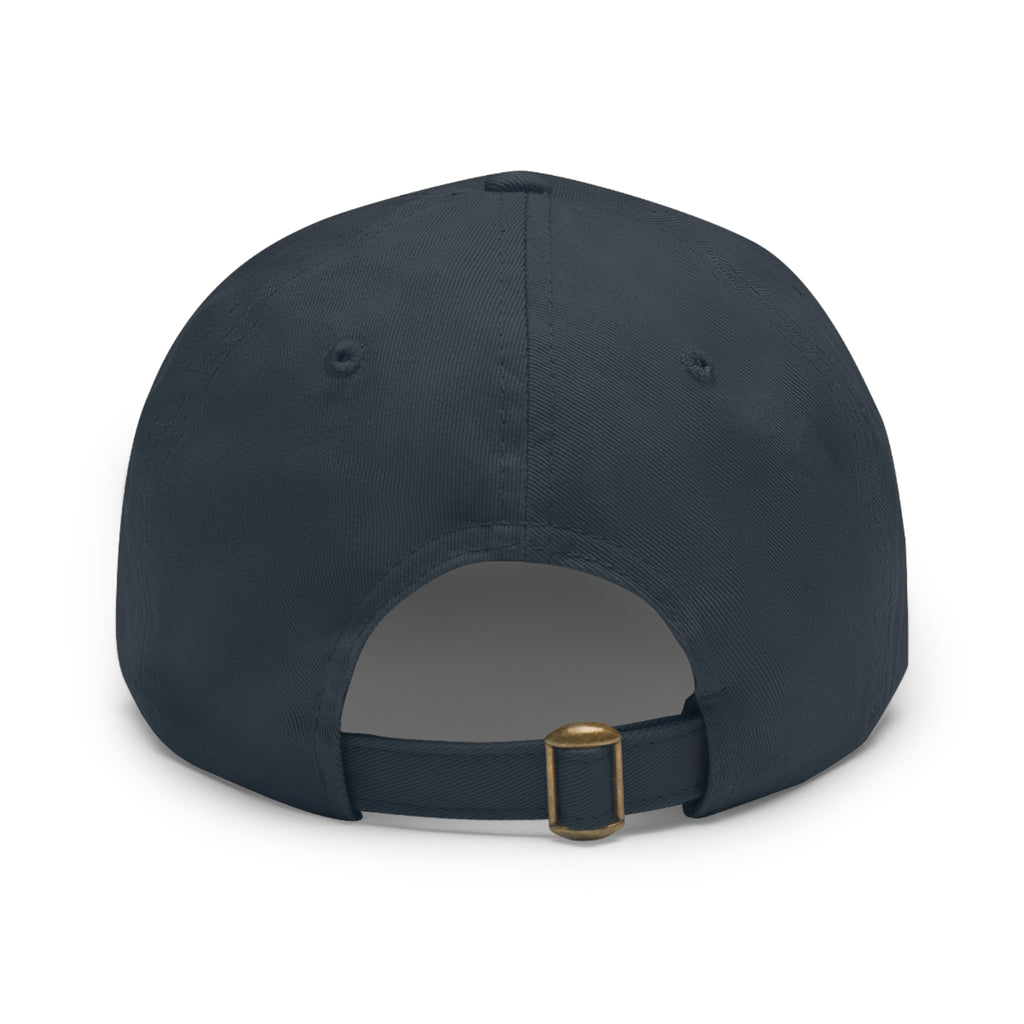 Leather Patch Dad Hat — “Smash Mode On” Vintage Gamer Cap