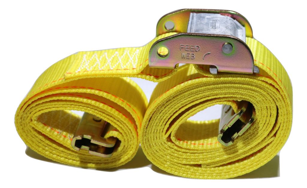2" Interior Van Cam Buckle E-Track Strap w/ Spring E Fittings | LENGHTH OPTIONS