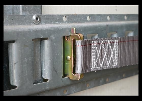 2 x 20 Ft Van Ratchet Strap Logistic E-Track w/ Spring E 200 PACK  | 200 Pack