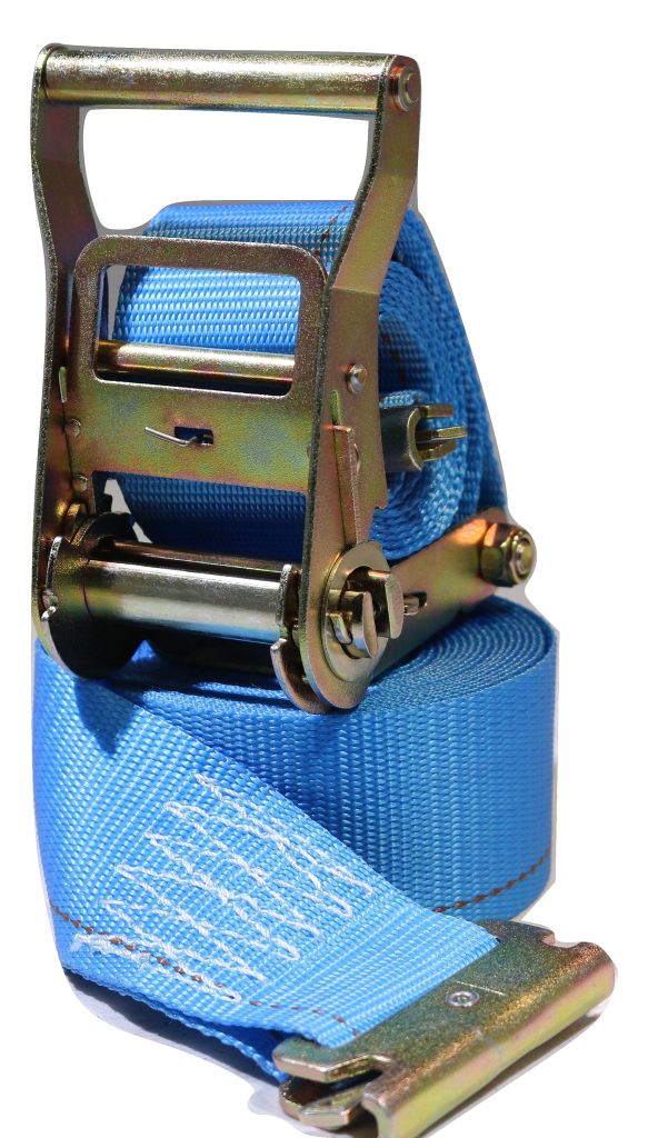 2 x 20 Ft Van Ratchet Strap Logistic E-Track w/ Spring E 200 PACK  | 200 Pack