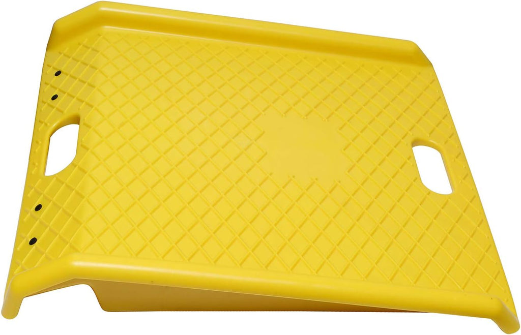 BISupply Portable Curb Ramp - Car & Motorcycle Ramps, 4.5in, 1-Pack