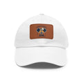 Leather Patch Dad Hat — “Smash Mode On” Vintage Gamer Cap
