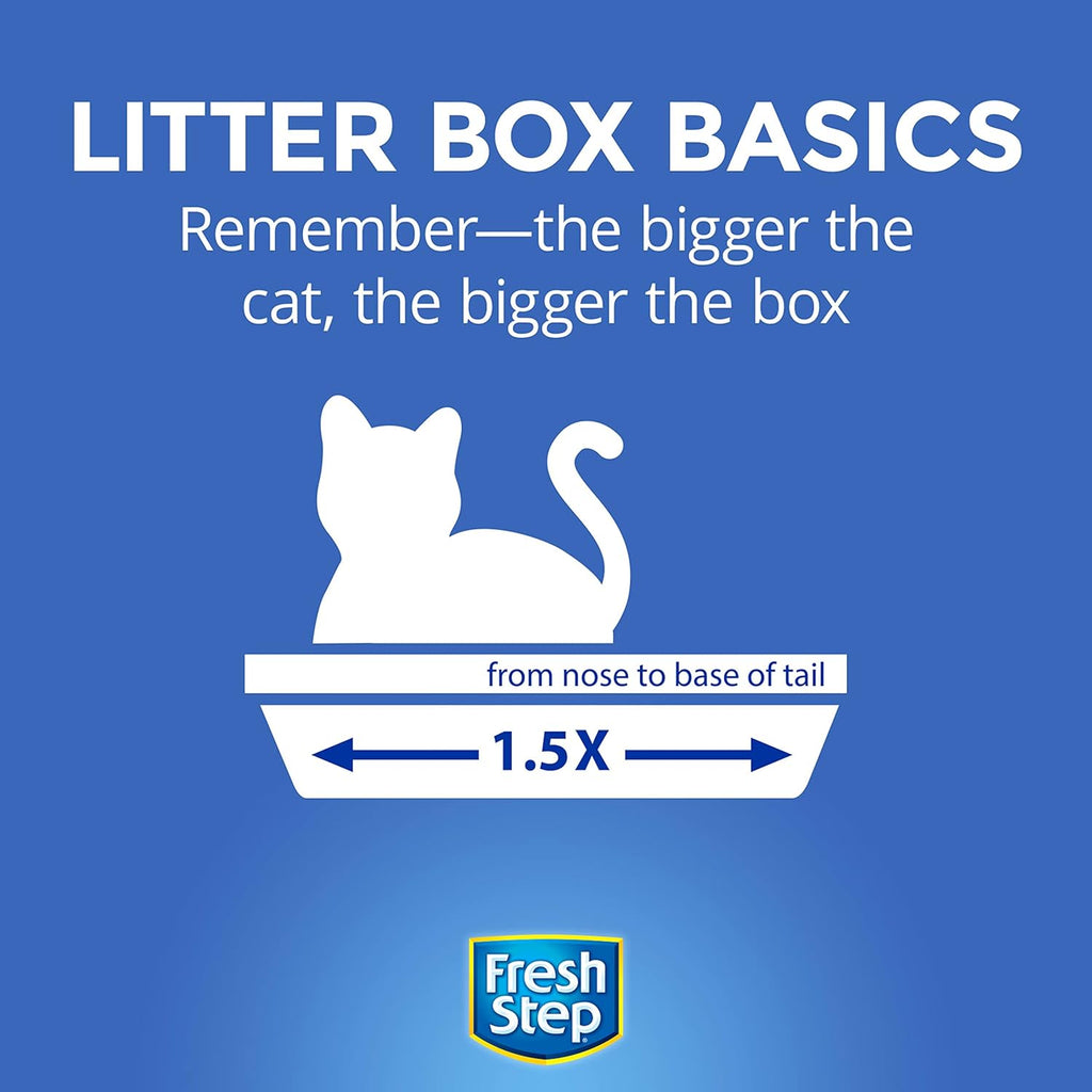 Fresh Step Advanced Odor Shield Multi Cat Clumping Litter with Febreze Freshness, Low Dust, Odor Control with Ammonia Block Tech, Compatible in Automatic Litter Boxes, 37 lb. (2 x 18.5 lb.)