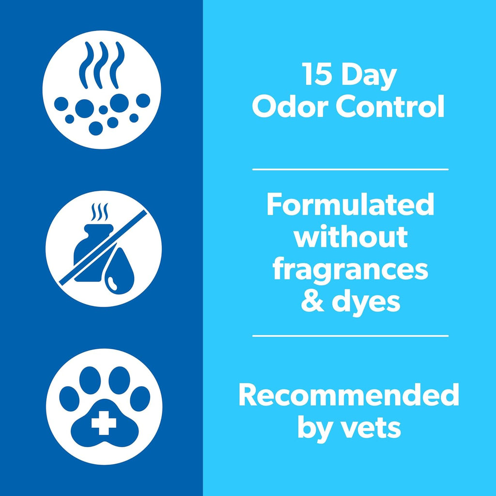 Fresh Step Advanced Odor Shield Multi Cat Clumping Litter with Febreze Freshness, Low Dust, Odor Control with Ammonia Block Tech, Compatible in Automatic Litter Boxes, 37 lb. (2 x 18.5 lb.)
