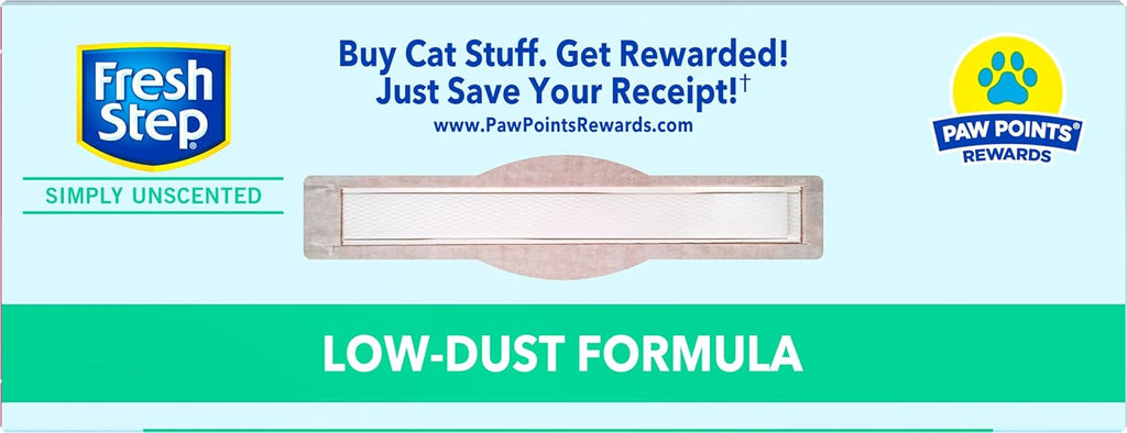 Fresh Step Advanced Odor Shield Multi Cat Clumping Litter with Febreze Freshness, Low Dust, Odor Control with Ammonia Block Tech, Compatible in Automatic Litter Boxes, 37 lb. (2 x 18.5 lb.)