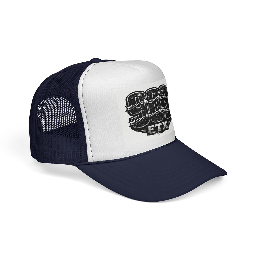 ETX Knuckle Patch Trucker Cap — Vintage Biker Mesh Hat