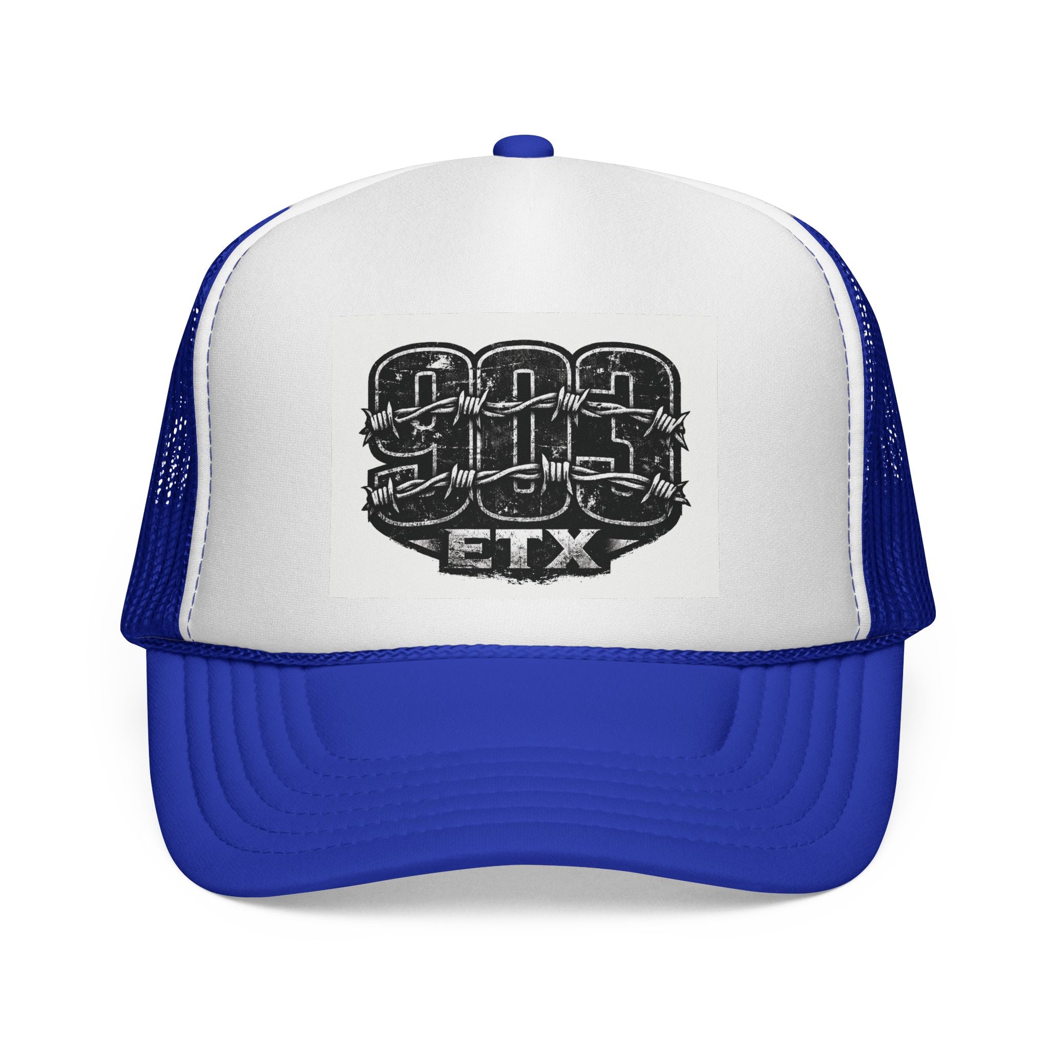 ETX Knuckle Patch Trucker Cap — Vintage Biker Mesh Hat