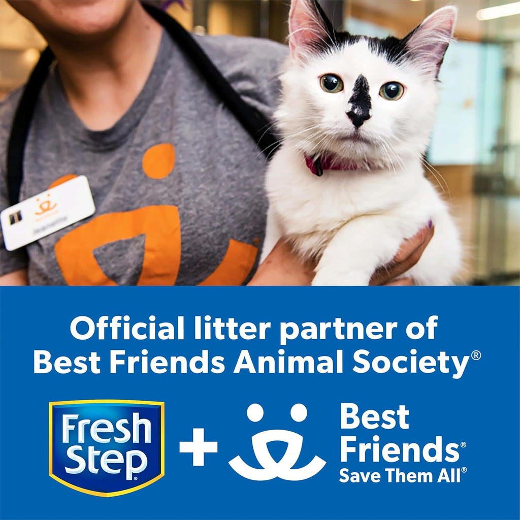 Fresh Step Advanced Odor Shield Multi Cat Clumping Litter with Febreze Freshness, Low Dust, Odor Control with Ammonia Block Tech, Compatible in Automatic Litter Boxes, 37 lb. (2 x 18.5 lb.)