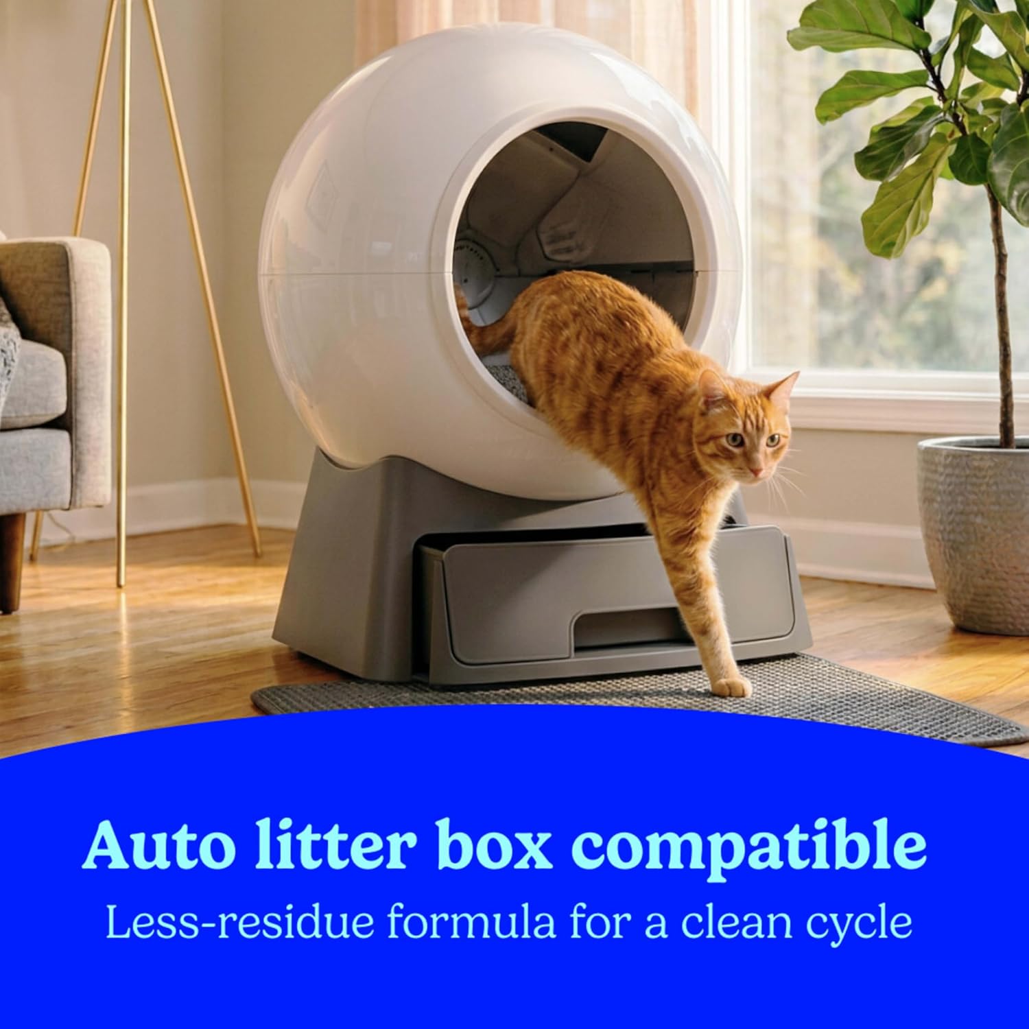 Fresh Step Advanced Odor Shield Multi Cat Clumping Litter with Febreze Freshness, Low Dust, Odor Control with Ammonia Block Tech, Compatible in Automatic Litter Boxes, 37 lb. (2 x 18.5 lb.)