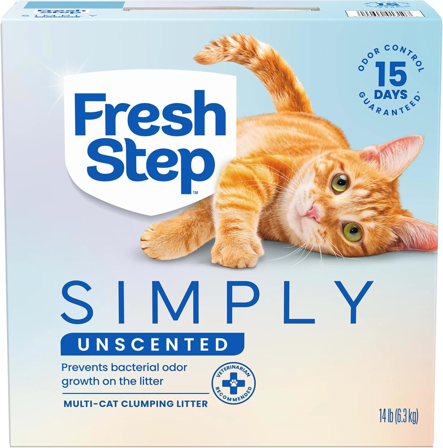Fresh Step Advanced Odor Shield Multi Cat Clumping Litter with Febreze Freshness, Low Dust, Odor Control with Ammonia Block Tech, Compatible in Automatic Litter Boxes, 37 lb. (2 x 18.5 lb.)