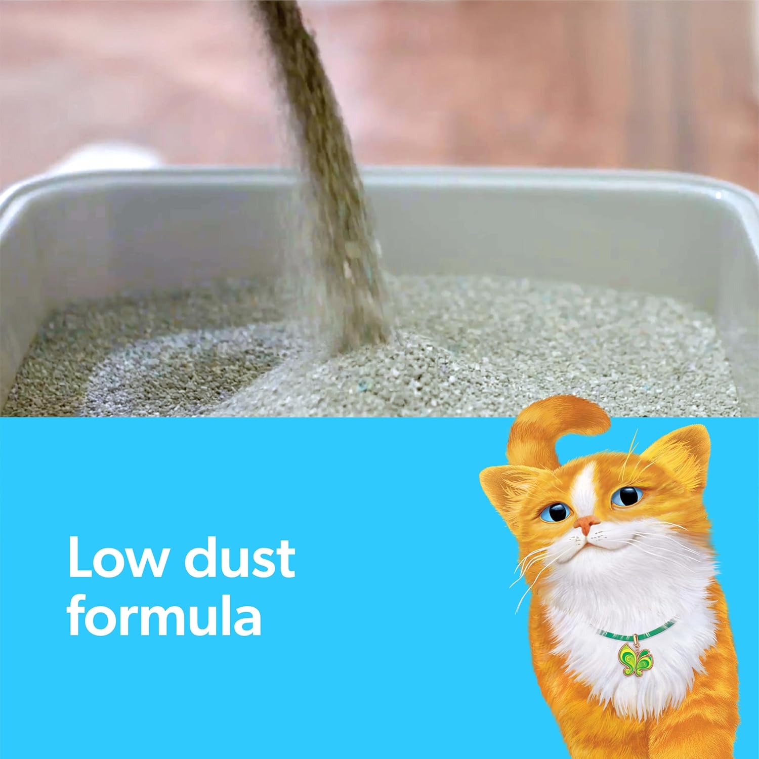 Fresh Step Advanced Odor Shield Multi Cat Clumping Litter with Febreze Freshness, Low Dust, Odor Control with Ammonia Block Tech, Compatible in Automatic Litter Boxes, 37 lb. (2 x 18.5 lb.)