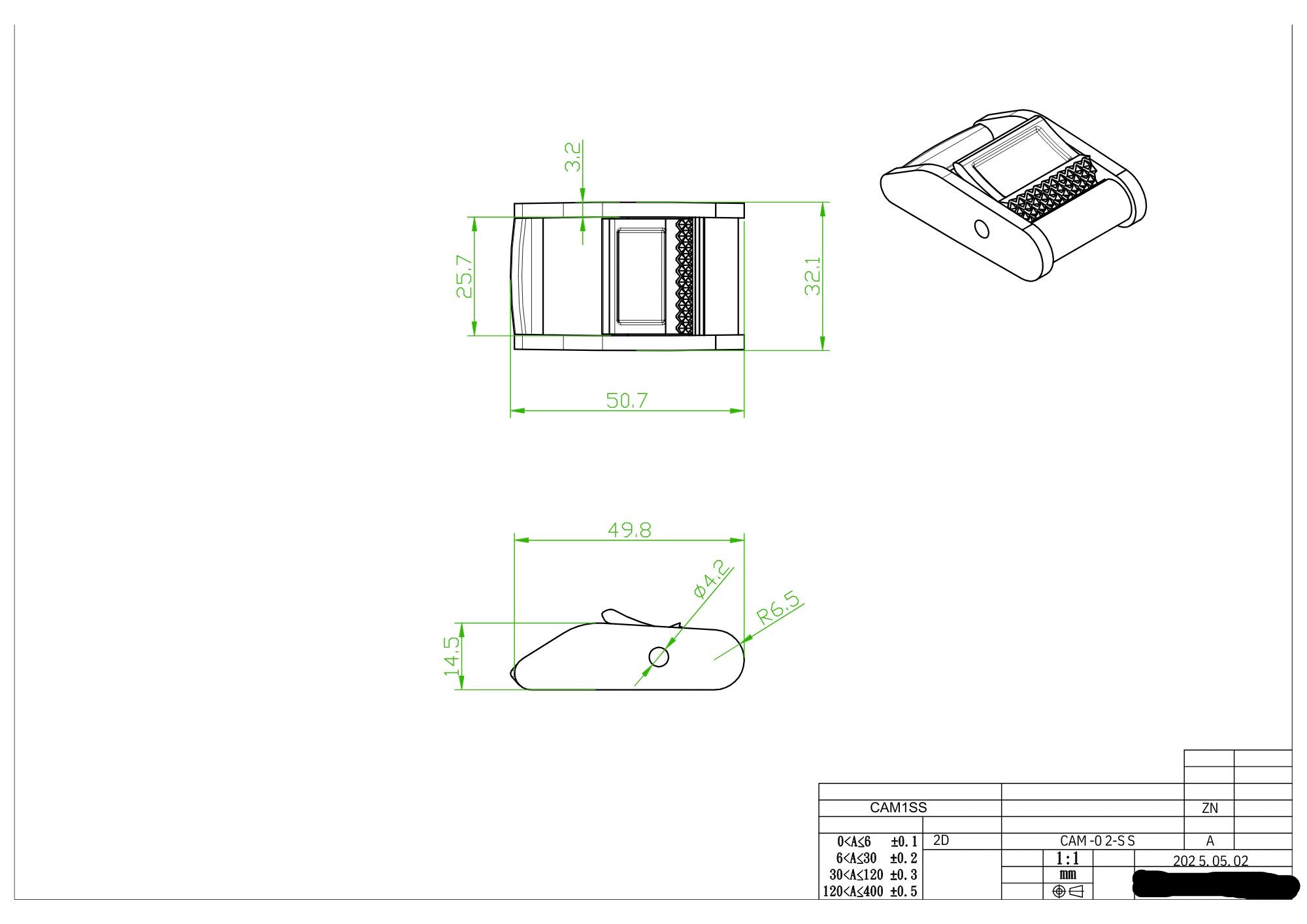 Cam Buckle Tie Down for Webbing Assemblies | SIZE OPTIONS