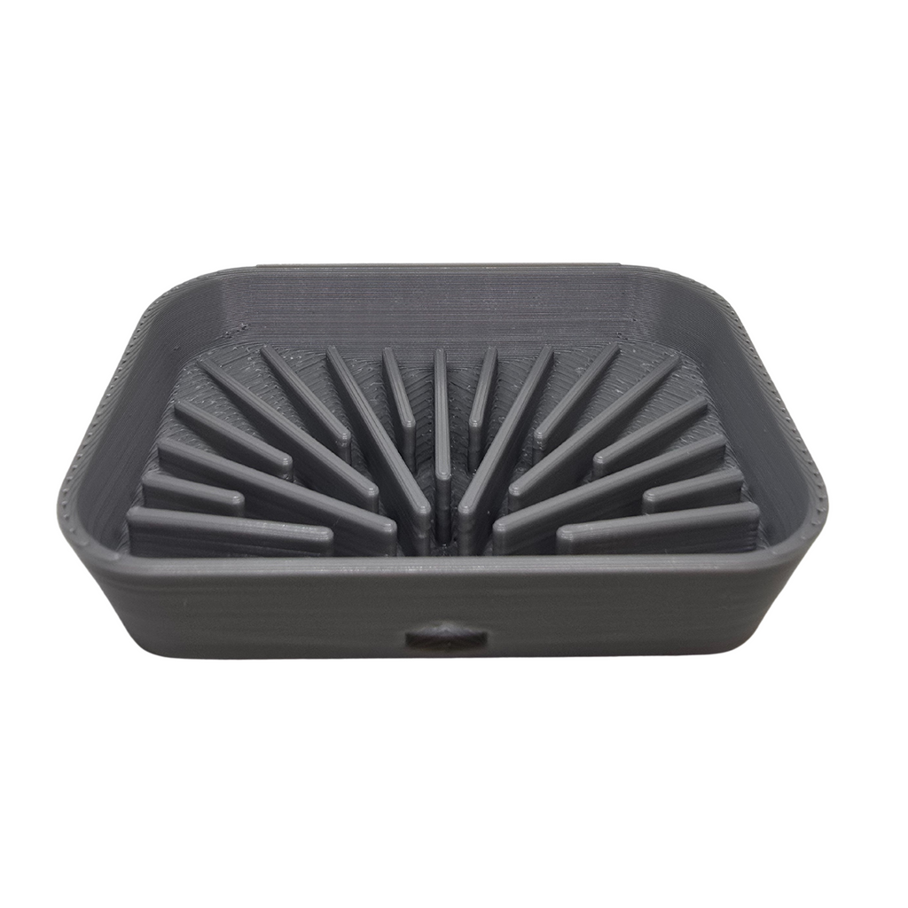 Tactical Soap Saver Soap Dish 1-Piece Gray