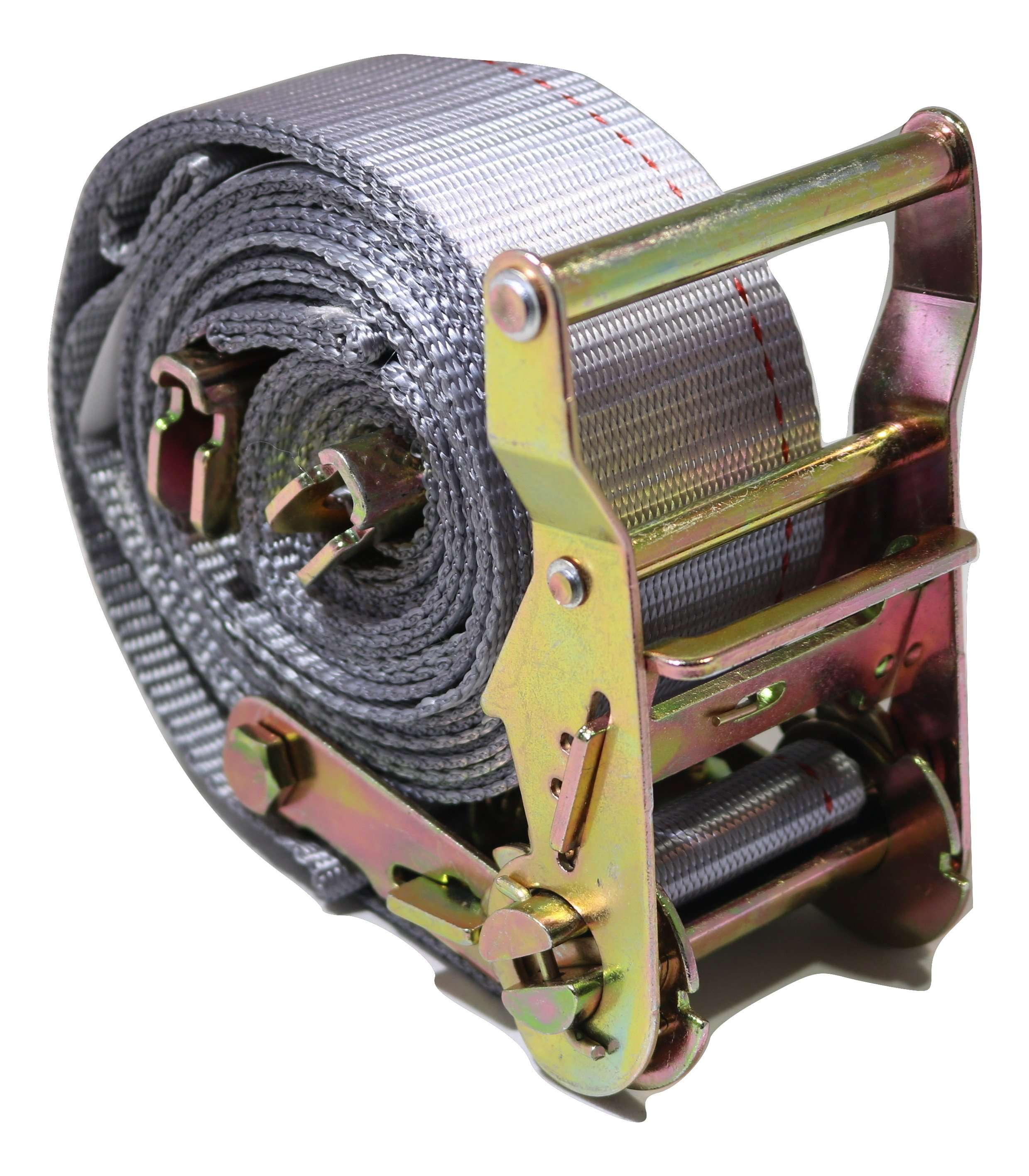 2"x 16 Ft Logistic Van Ratchet E-Track Straps w/ Spring E Fittings | 4 PACK