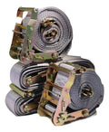 2"x 16 Ft Logistic Van Ratchet E-Track Straps w/ Spring E Fittings | 4 PACK