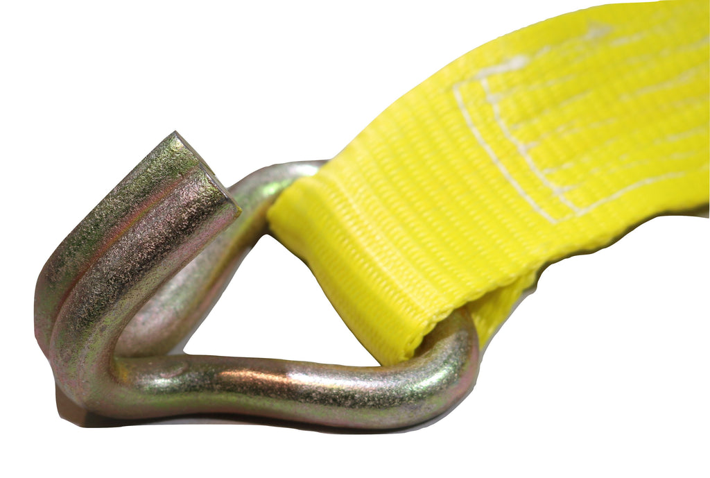 2" x 27 Ft. Flatbed Ratchet Strap w/ Wire Hooks | R27W