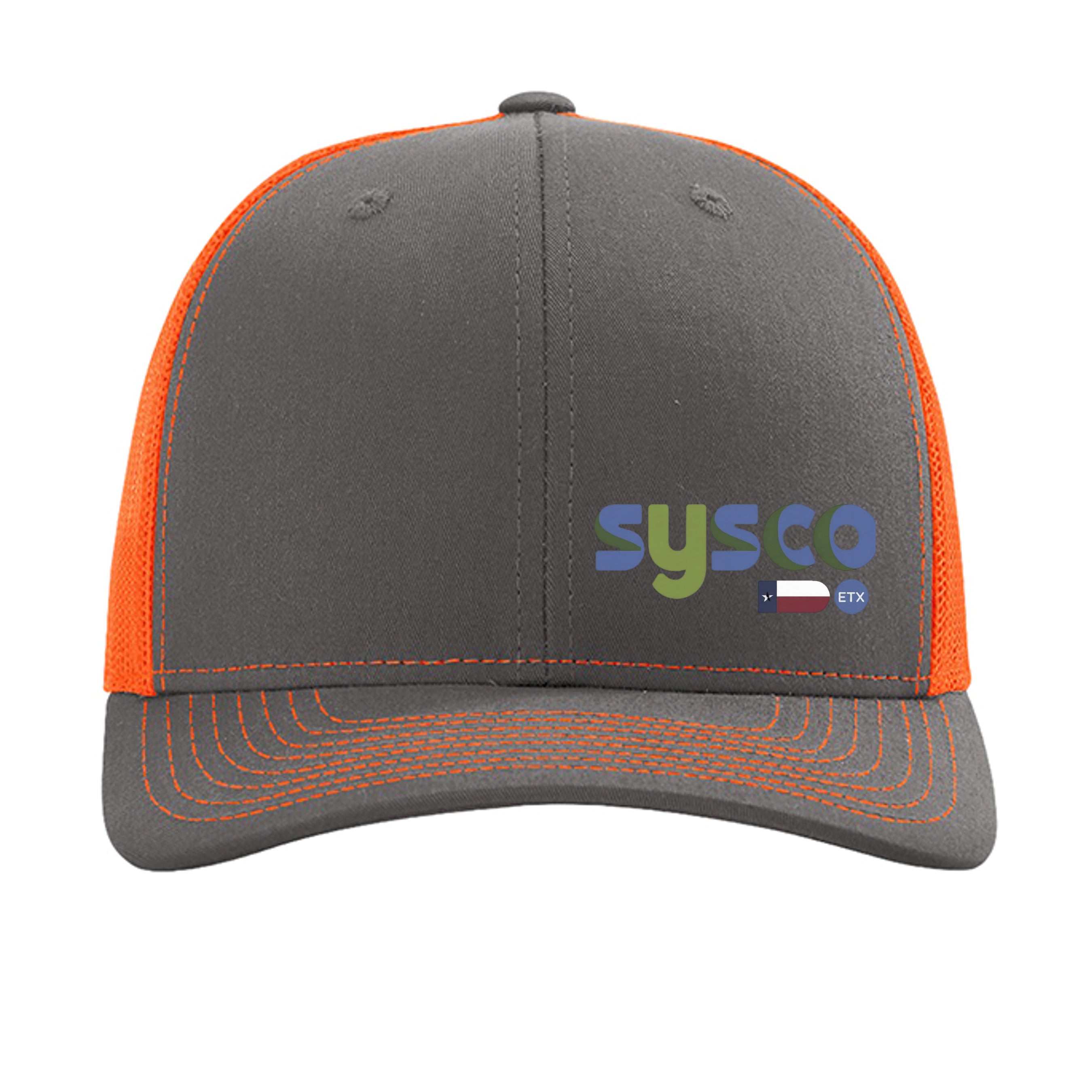 Charcoal/ Neon Orange - 112 - FRONT