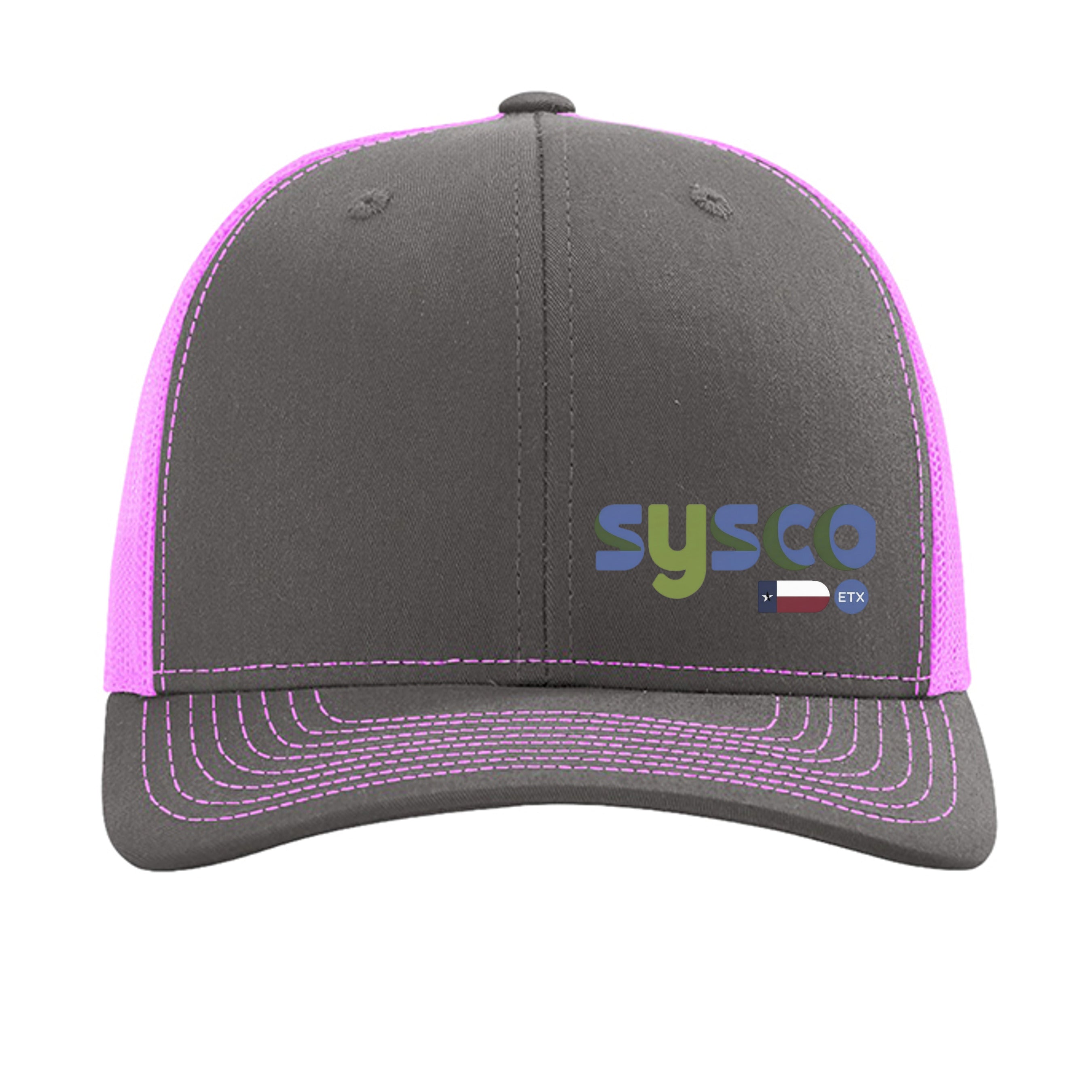 Charcoal/ Neon Pink - 112 - FRONT