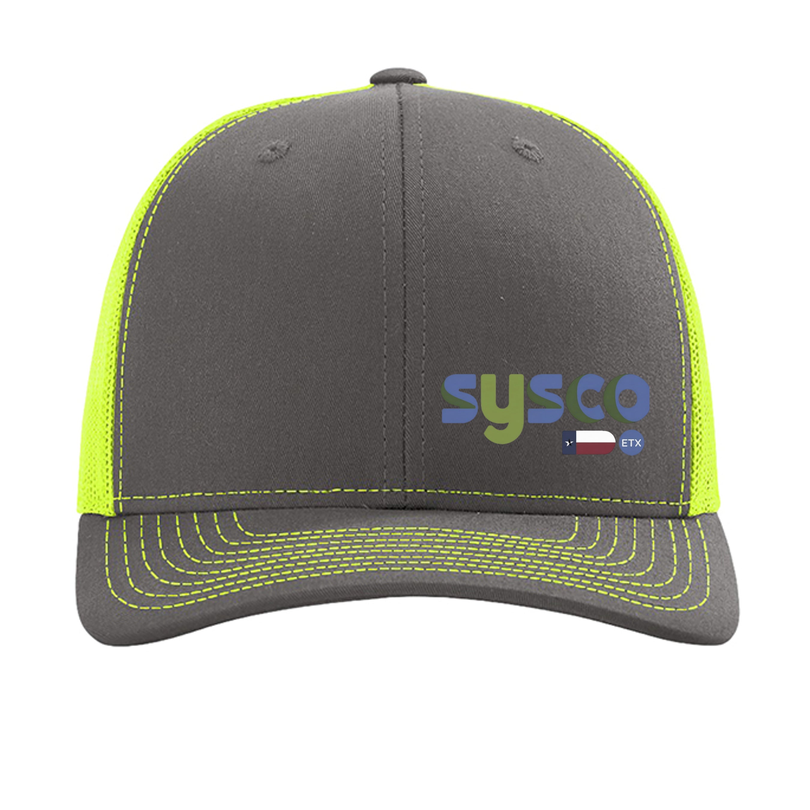 Charcoal/ Neon Yellow - 112 - FRONT