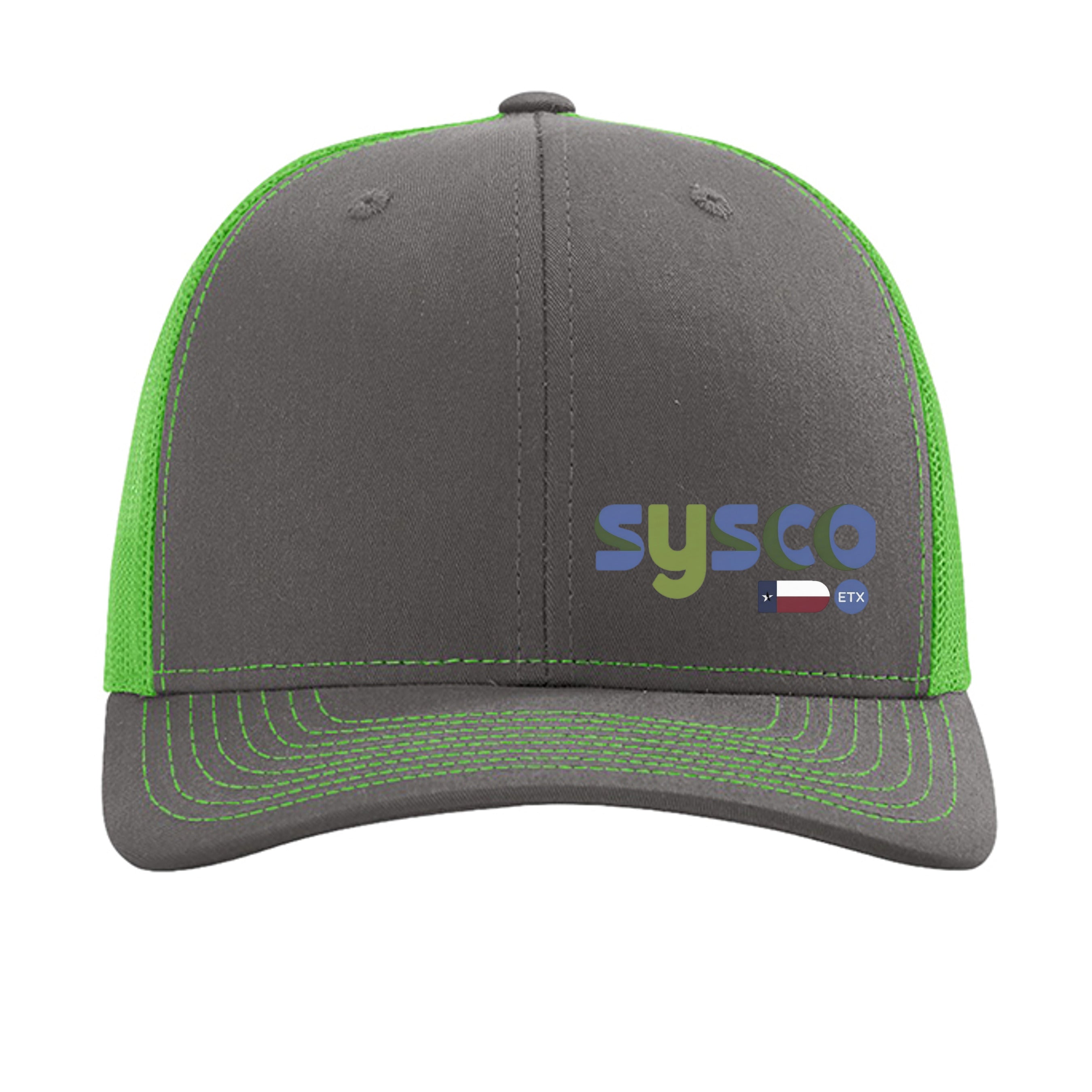 Charcoal/ Neon Green - 112 - FRONT