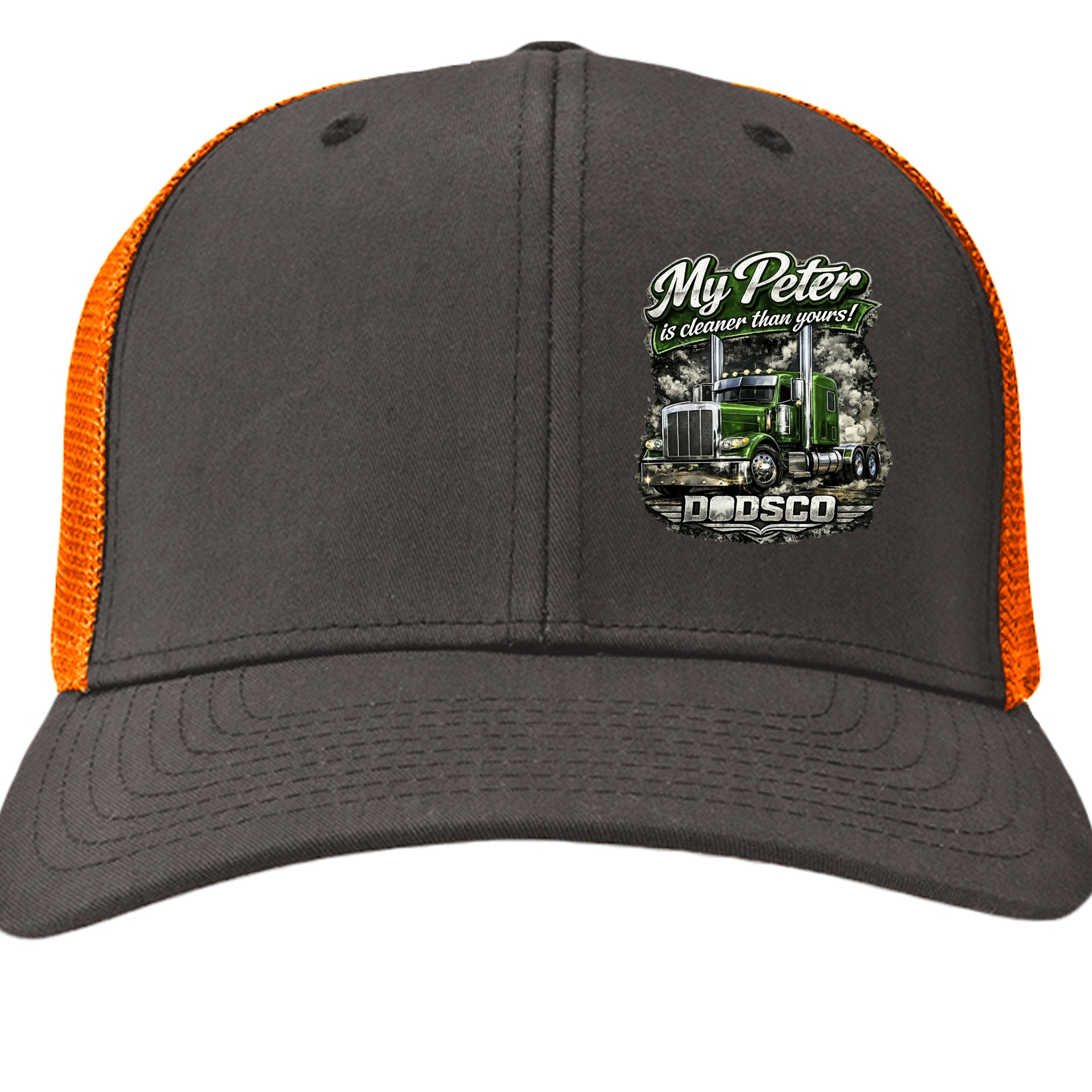 Charcoal/ Neon Orange - 6511 - FRONT