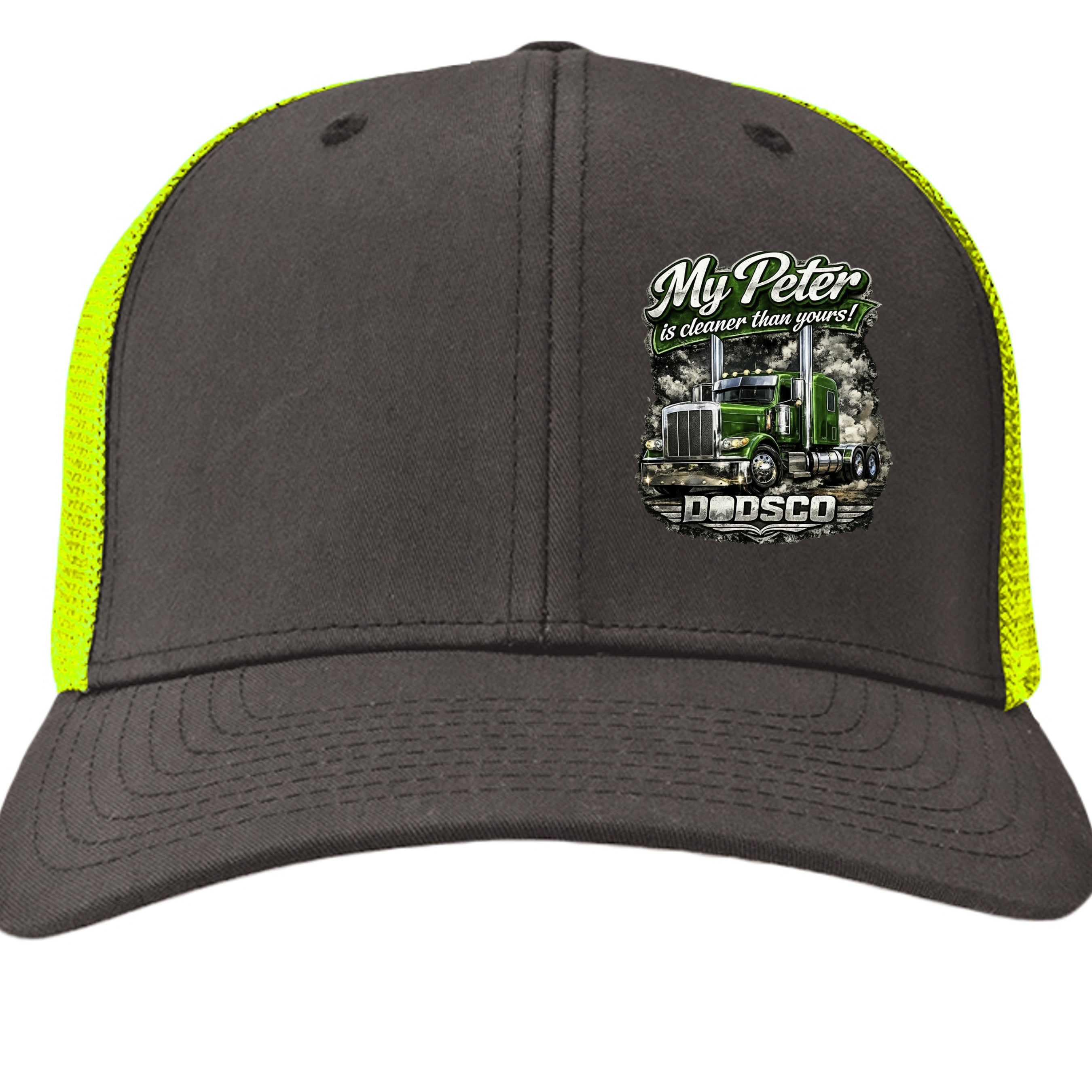 Charcoal/ Neon Yellow - 6511 - FRONT