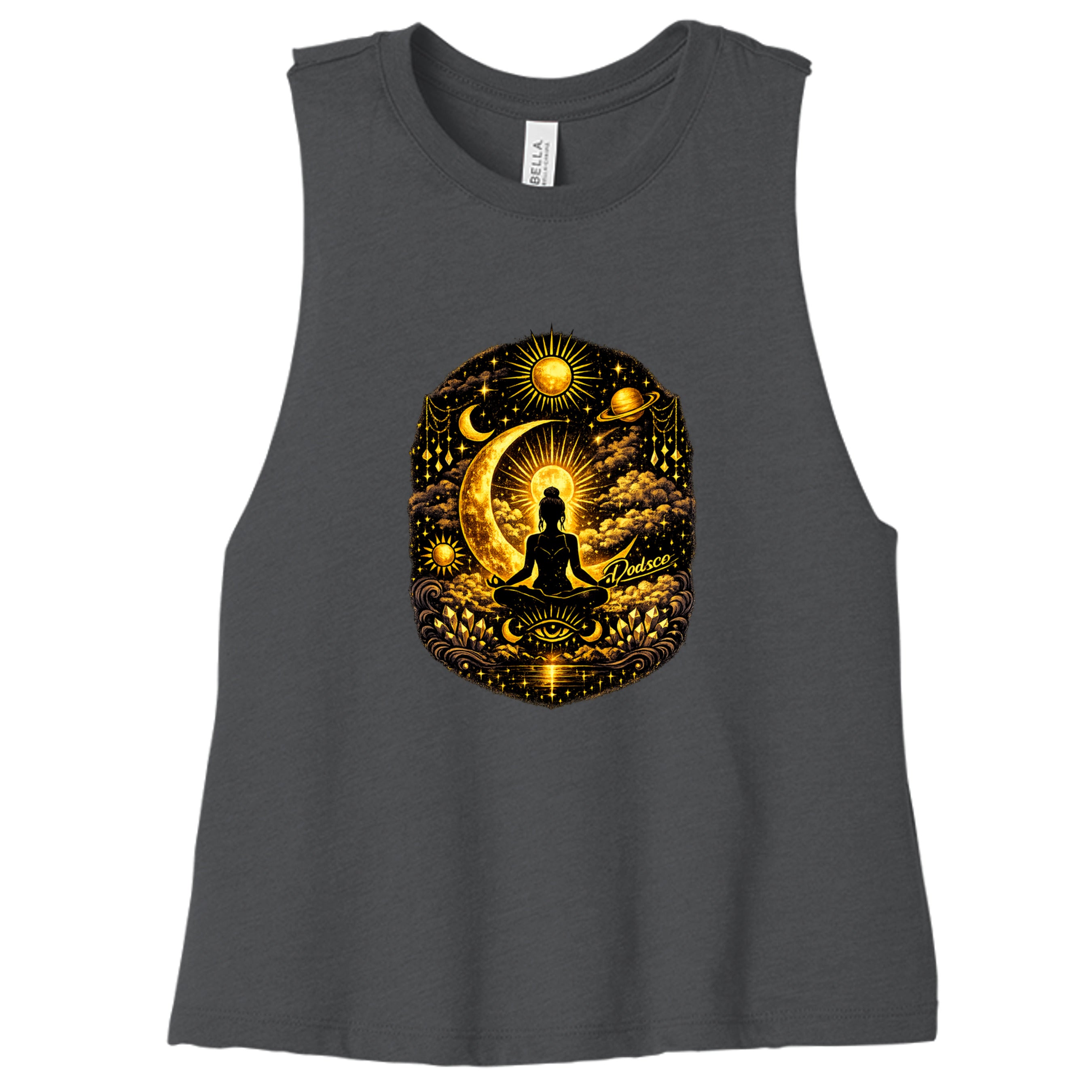 DARK GRY HEATHER - 6682 - FRONT