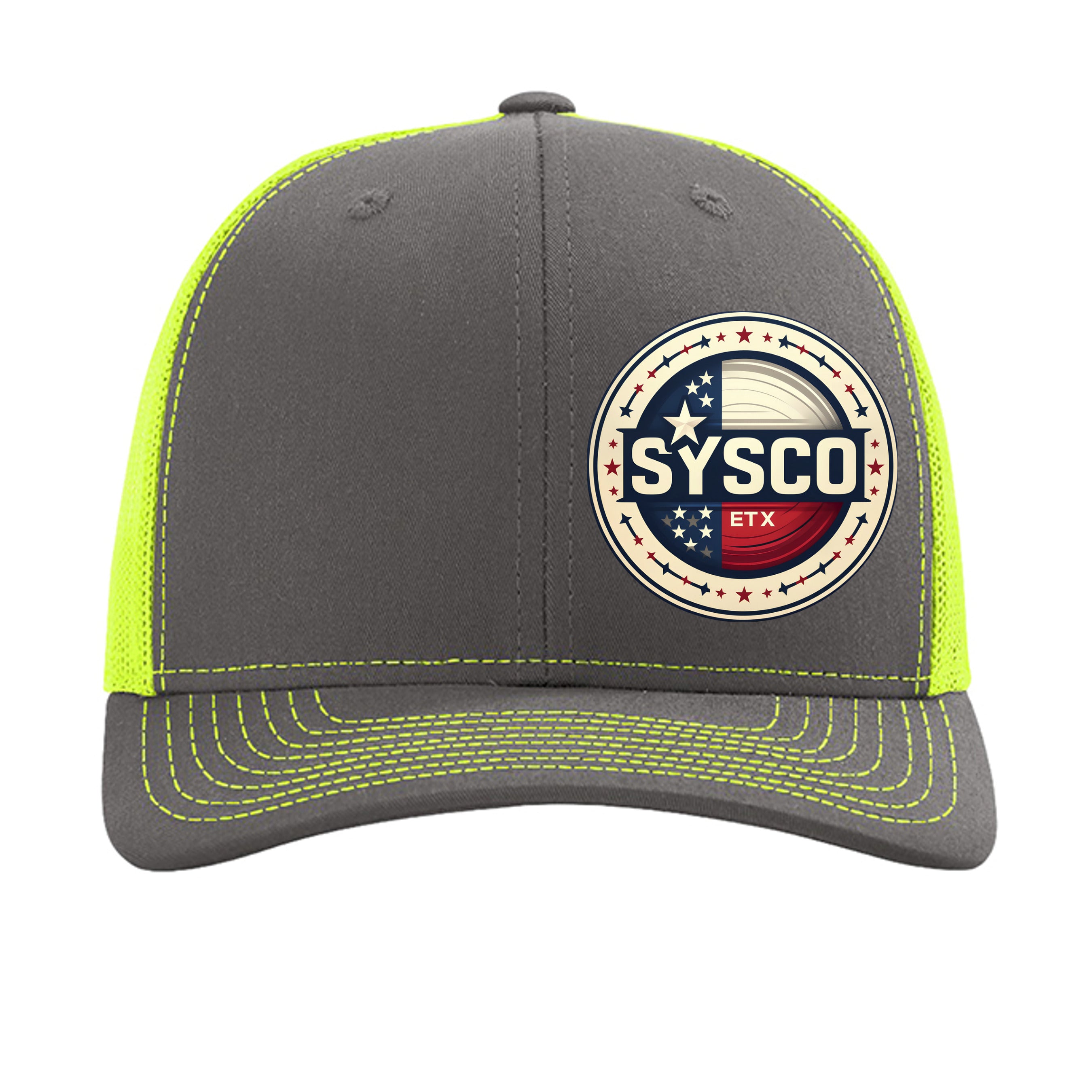 Charcoal/ Neon Yellow - 112 - FRONT