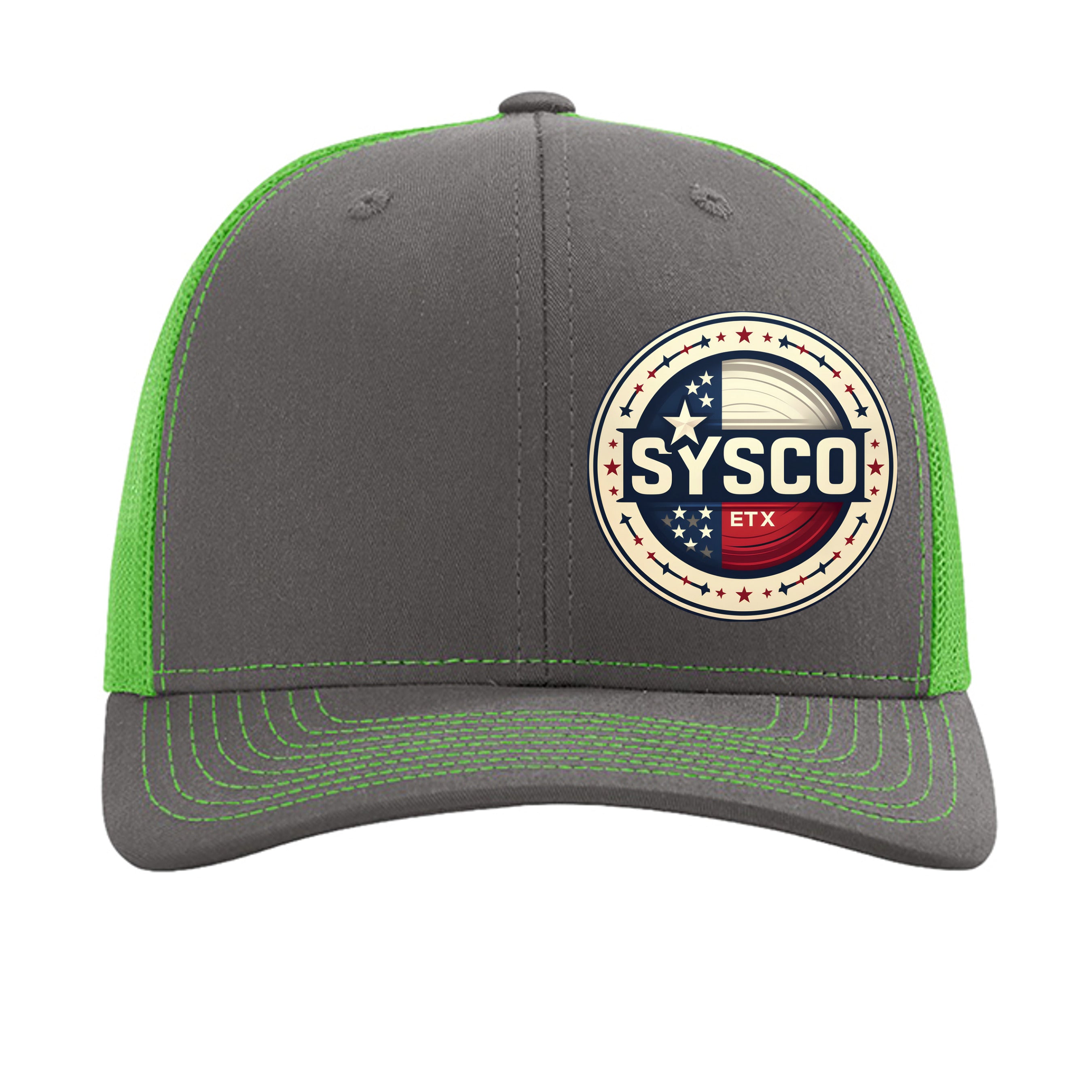 Charcoal/ Neon Green - 112 - FRONT