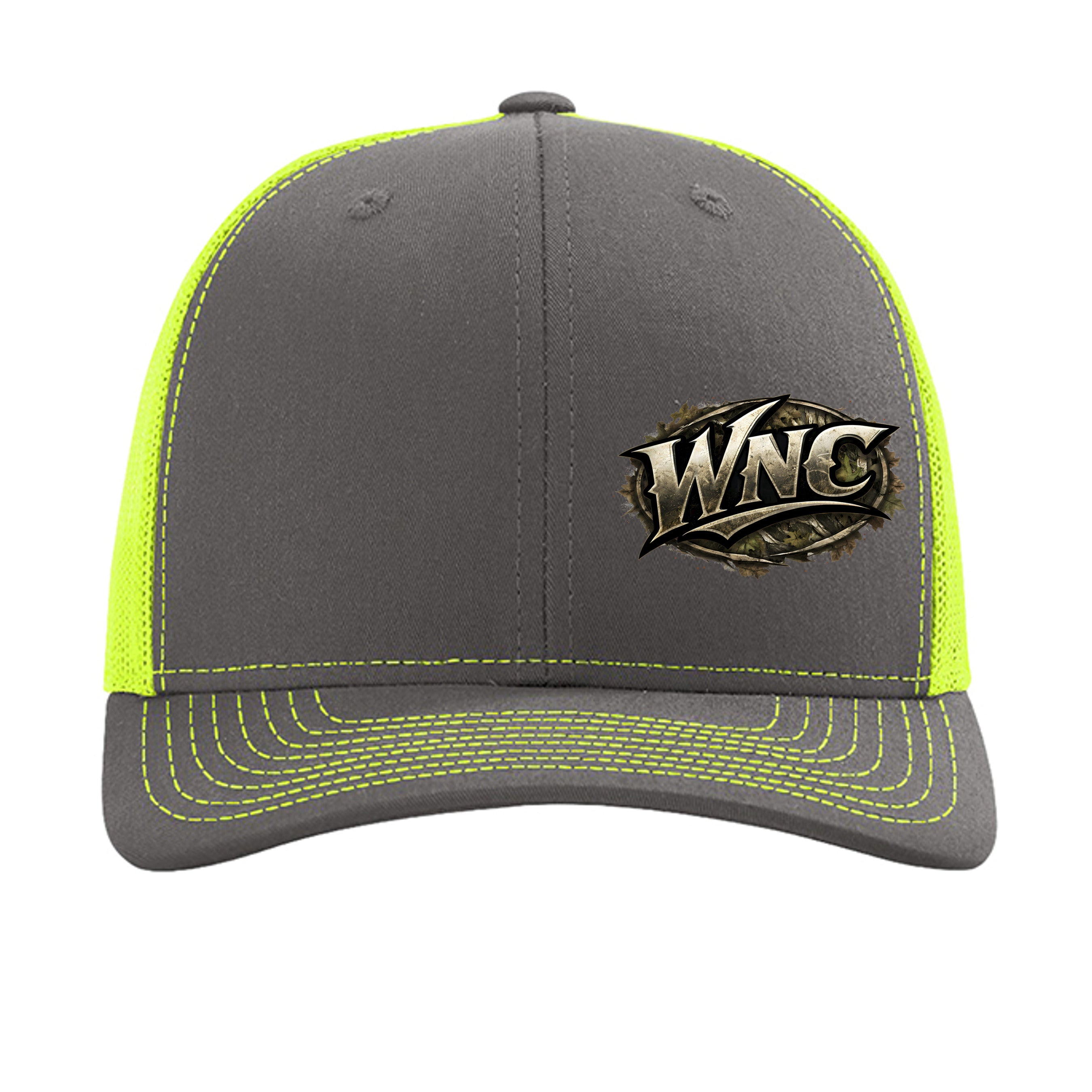 Charcoal/ Neon Yellow - 112 - FRONT