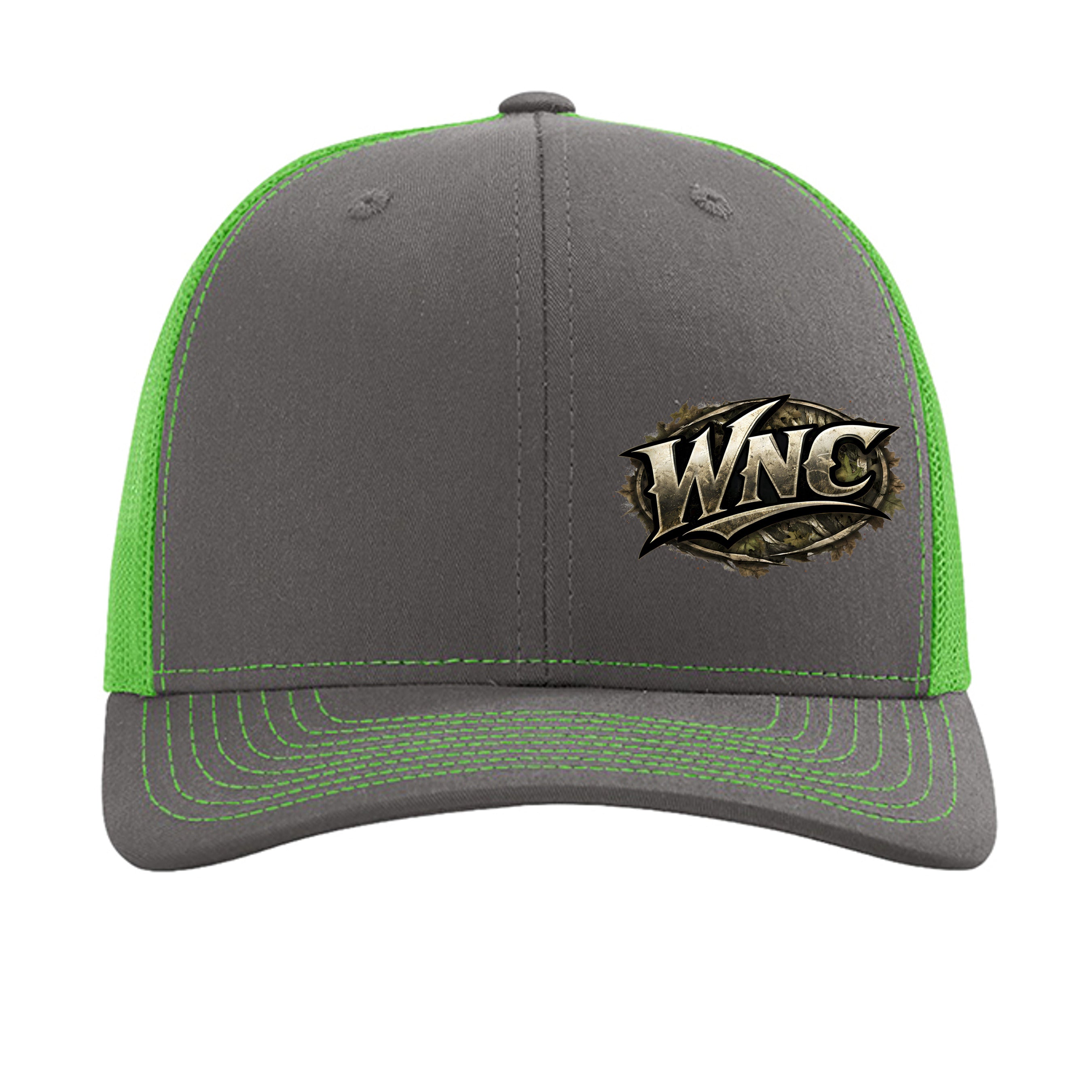 Charcoal/ Neon Green - 112 - FRONT