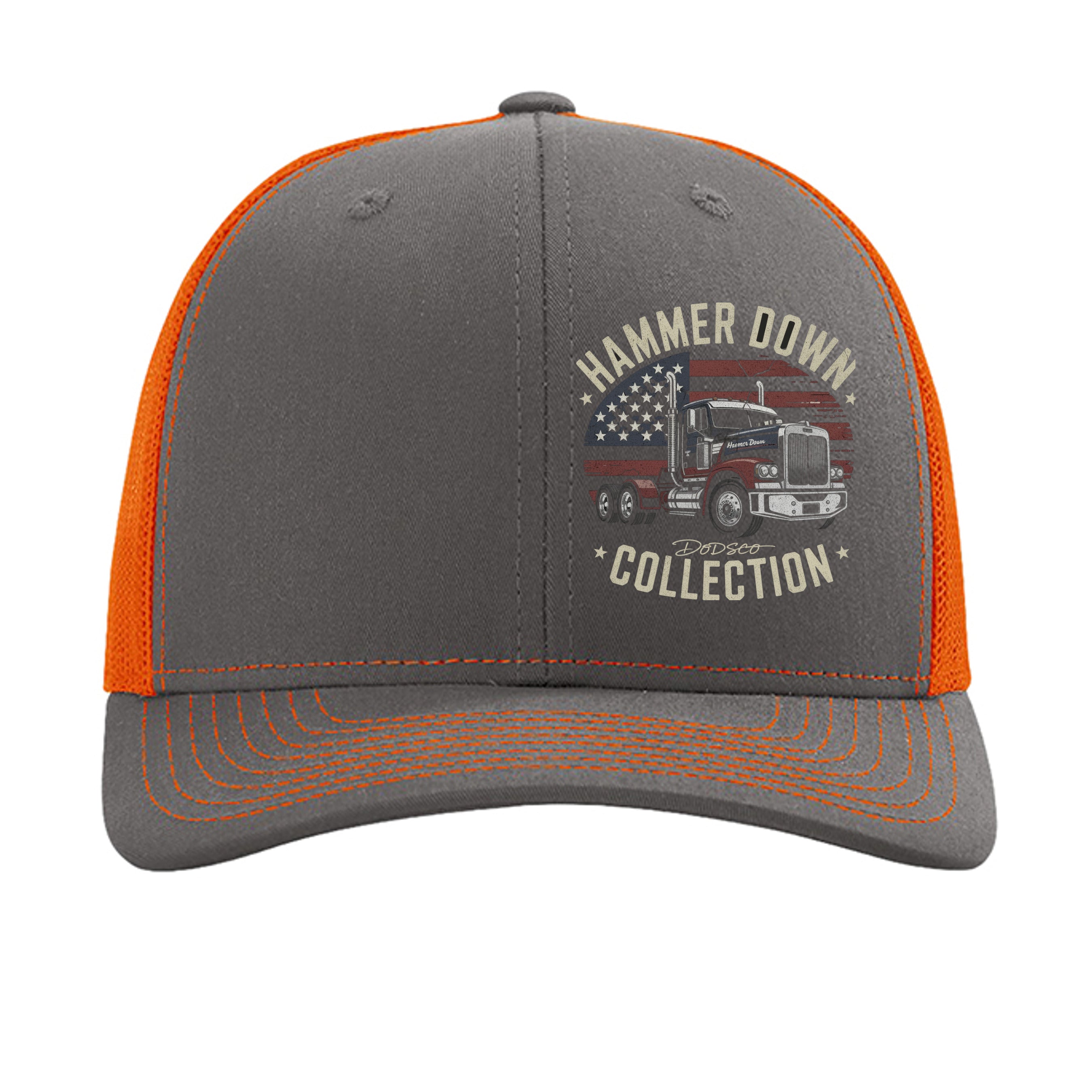 Charcoal/ Orange - 112 - FRONT