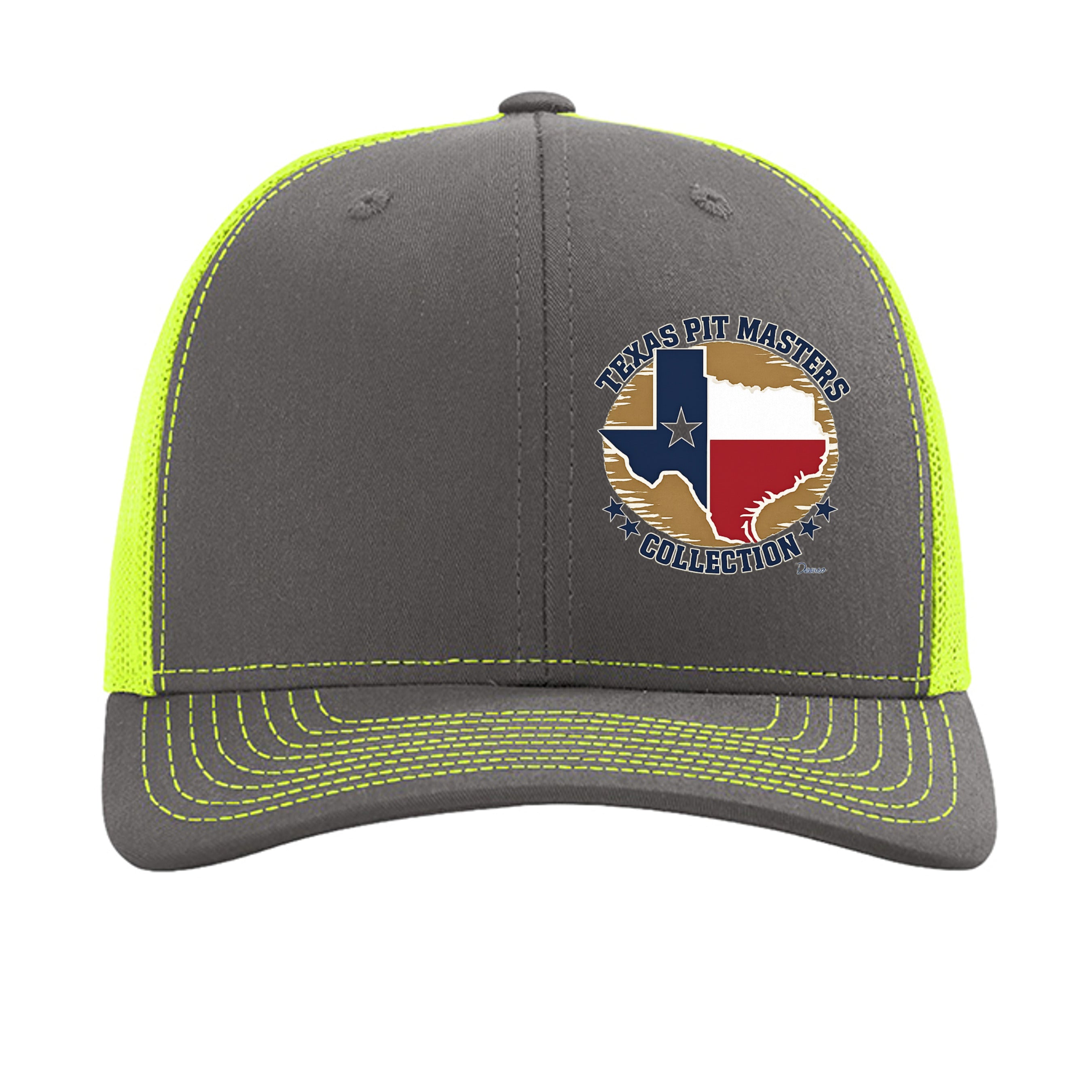 Charcoal/ Neon Yellow - 112 - FRONT
