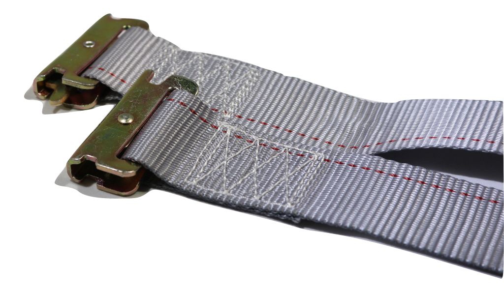 2"x 16 Ft Logistic Van Ratchet E-Track Straps w/ Spring E Fittings | 4 PACK