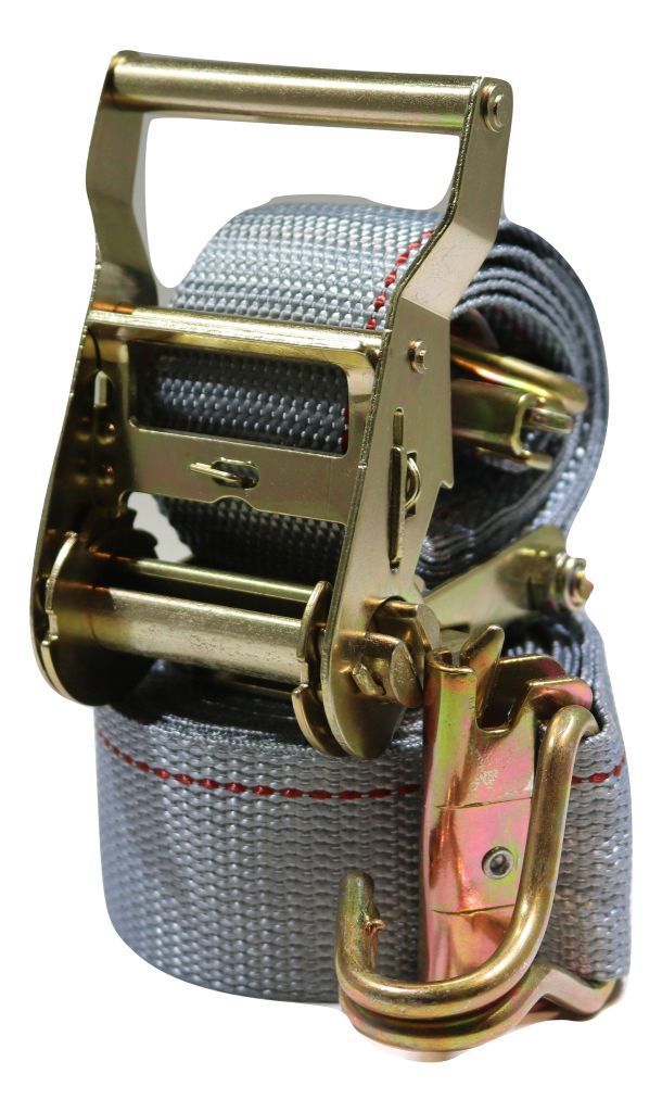 2" x 16 Ft Van Ratchet Straps E-Track w/ Spring E Fittings & Wire J Hooks | 8 PACK