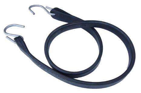 Rubber Tarp Straps w/ Crimped S Hooks | 10 PACK | LENGTH OPTIONS